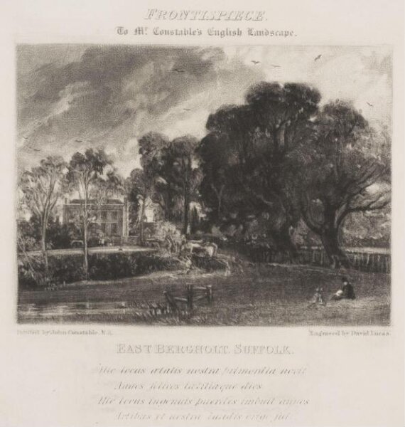 Constable, John RA, EAST BERGHOLT, SUFFOLK