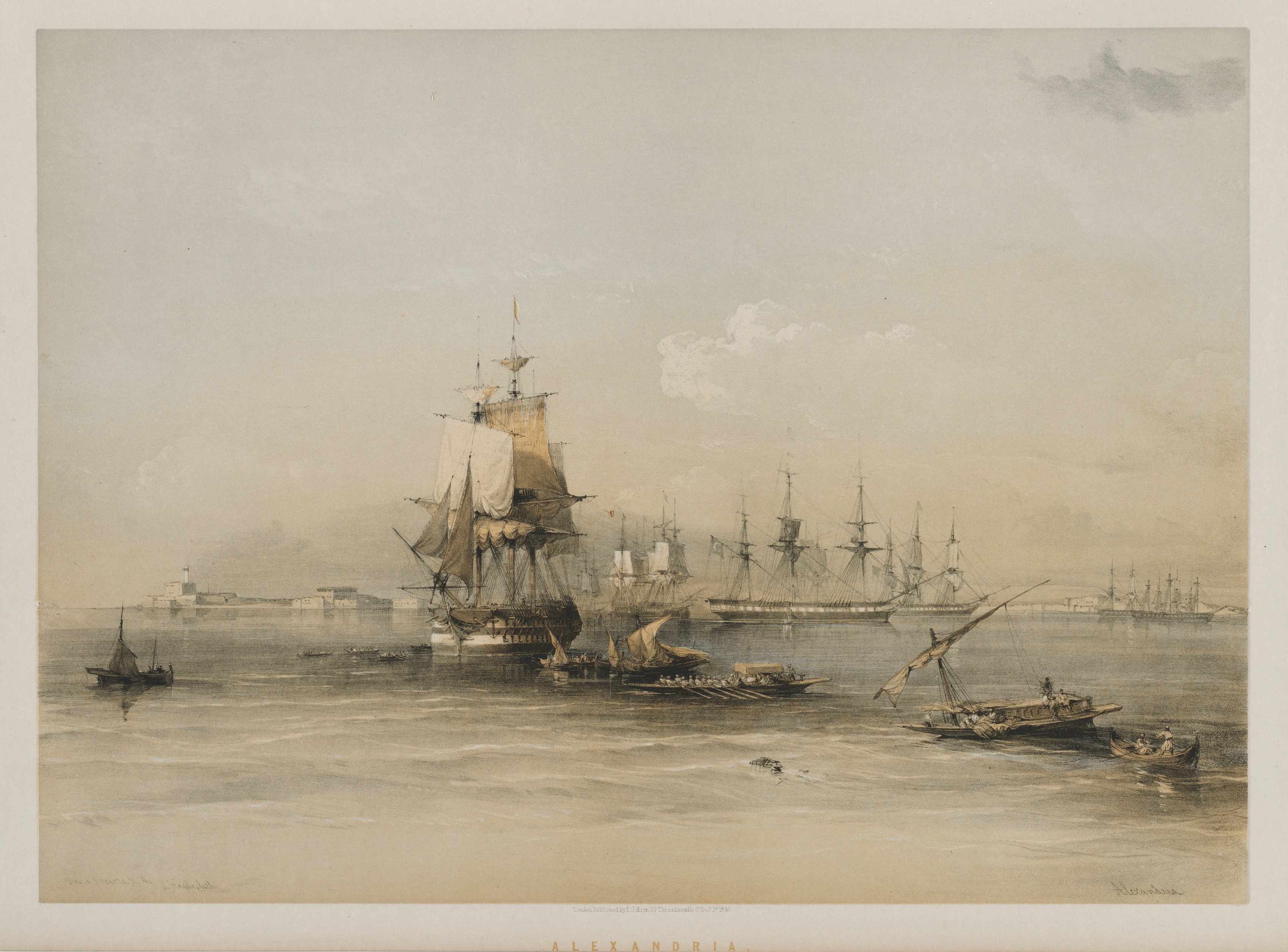 Louis Haghe, Egypt and Nubia, Volume III: Alexandria