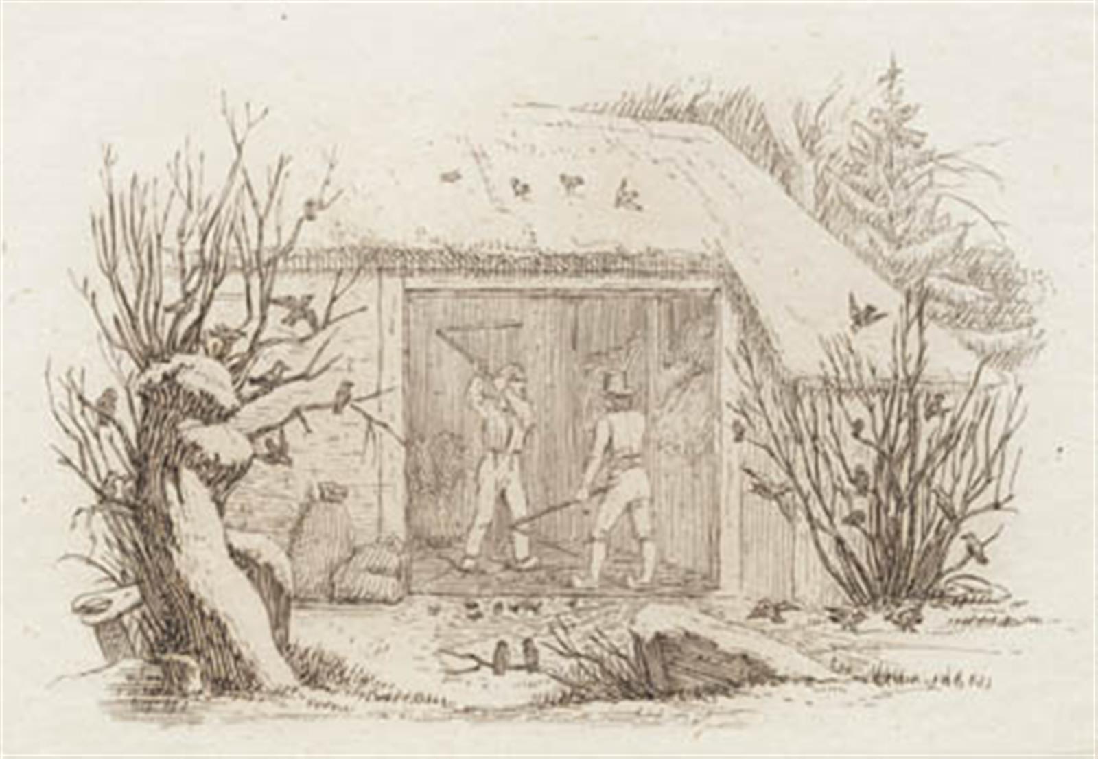 Martinus Rørbye, Illustration til "Halvhundrede Fabler for Børn" af Hey