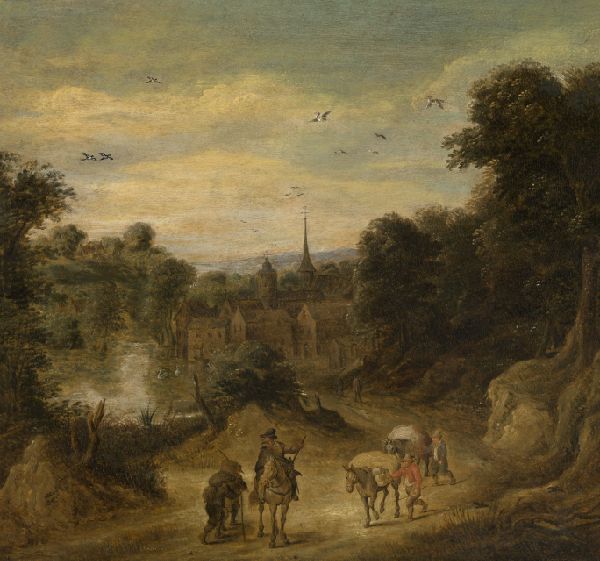 Theobald Michau, Landscape with Figures