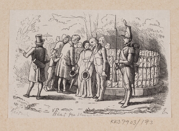 H.P. Hansen, Illustration til "Et Blad fra Himlen" i H.C. Andersen, "Eventyr og Historier", Bind 2