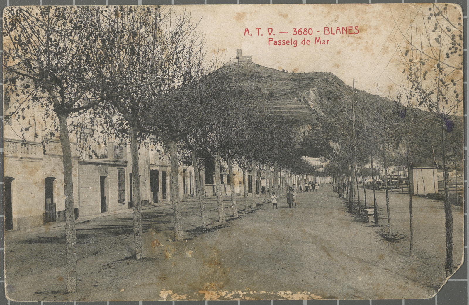 Desconegut, A. T. V. - 3680 - Blanes. Passeig de Mar