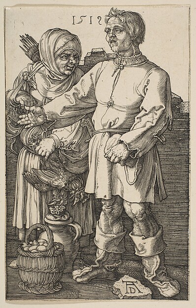 Albrecht Dürer, The Peasant Couple at Market