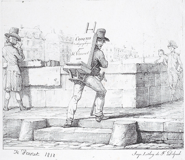 Horace Vernet, The Carrier of Lithographic Stones