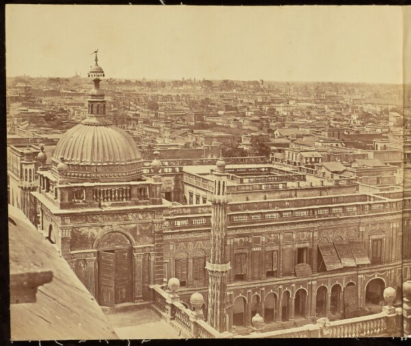 Felice Beato, [Panorama of Lucknow: View of Devastation Wrought by Lucknow Massacre]