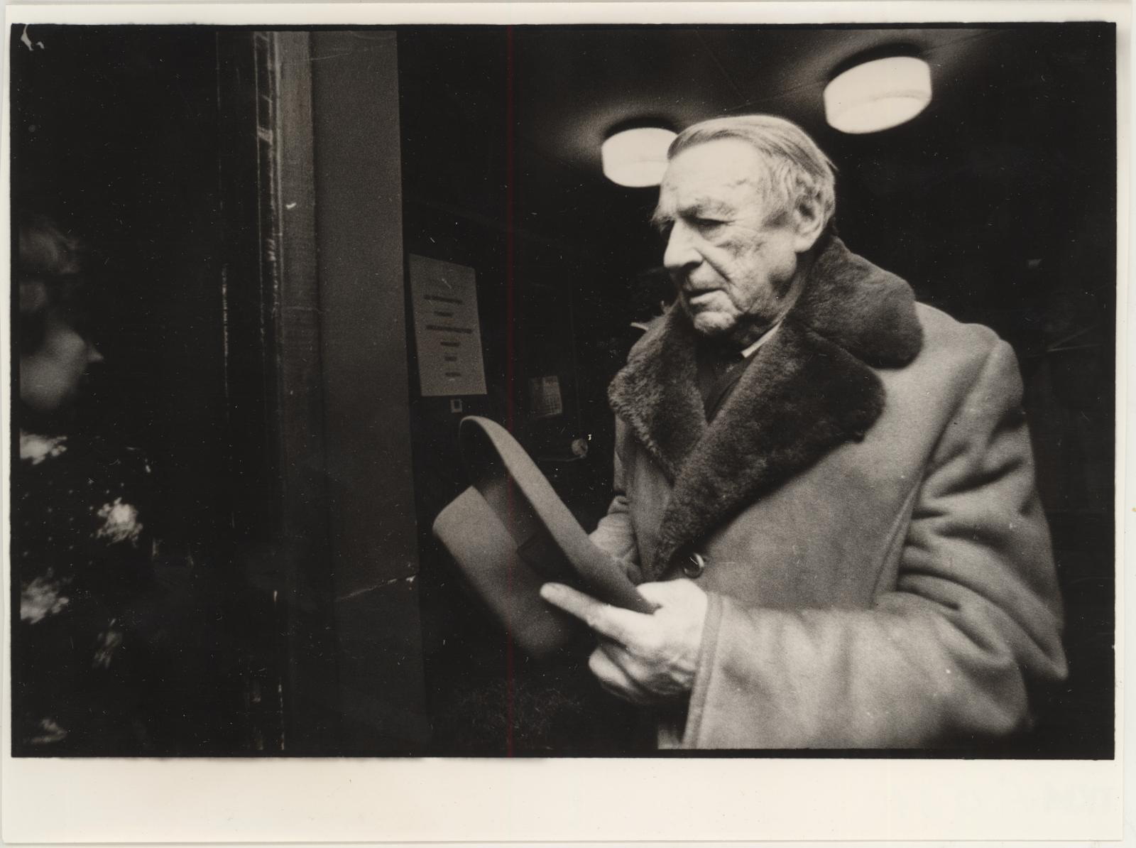 Arnold (kujutatu) Matteus, A. Matteuse juubelinäituse avamine muuseumis 05.12.1982.a. A. Matteus