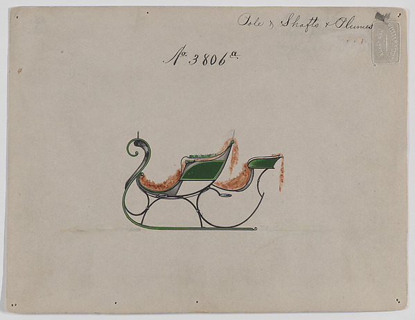 Brewster & Co., Sleigh with Rumble Seat #3806a