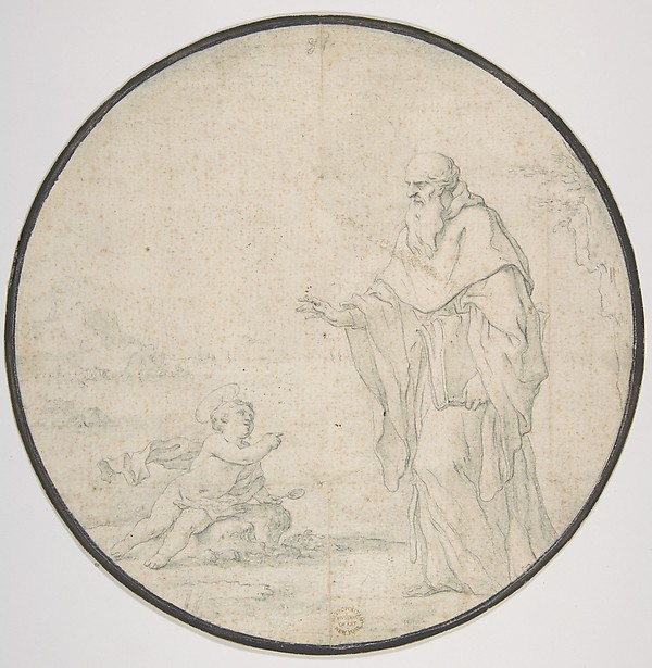 Andrea Pozzo, St. Augustine and the Child on the Seashore