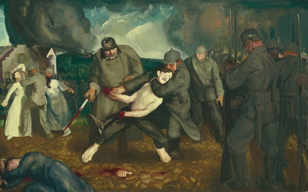 George Bellows, The Germans Arrive