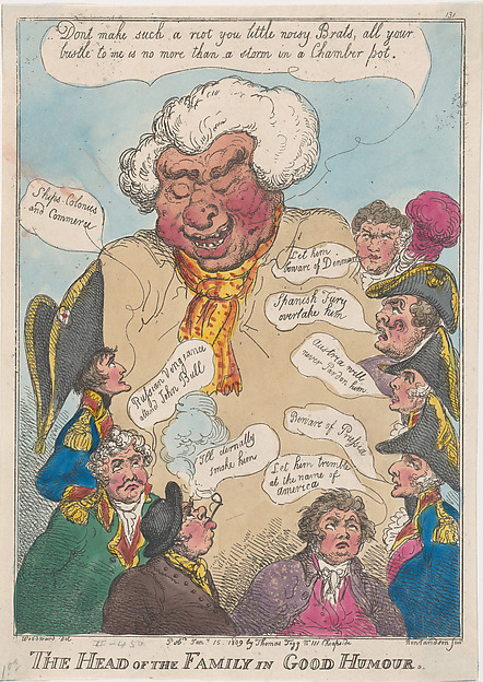 Thomas Rowlandson, The Head of the Family in Good Humour