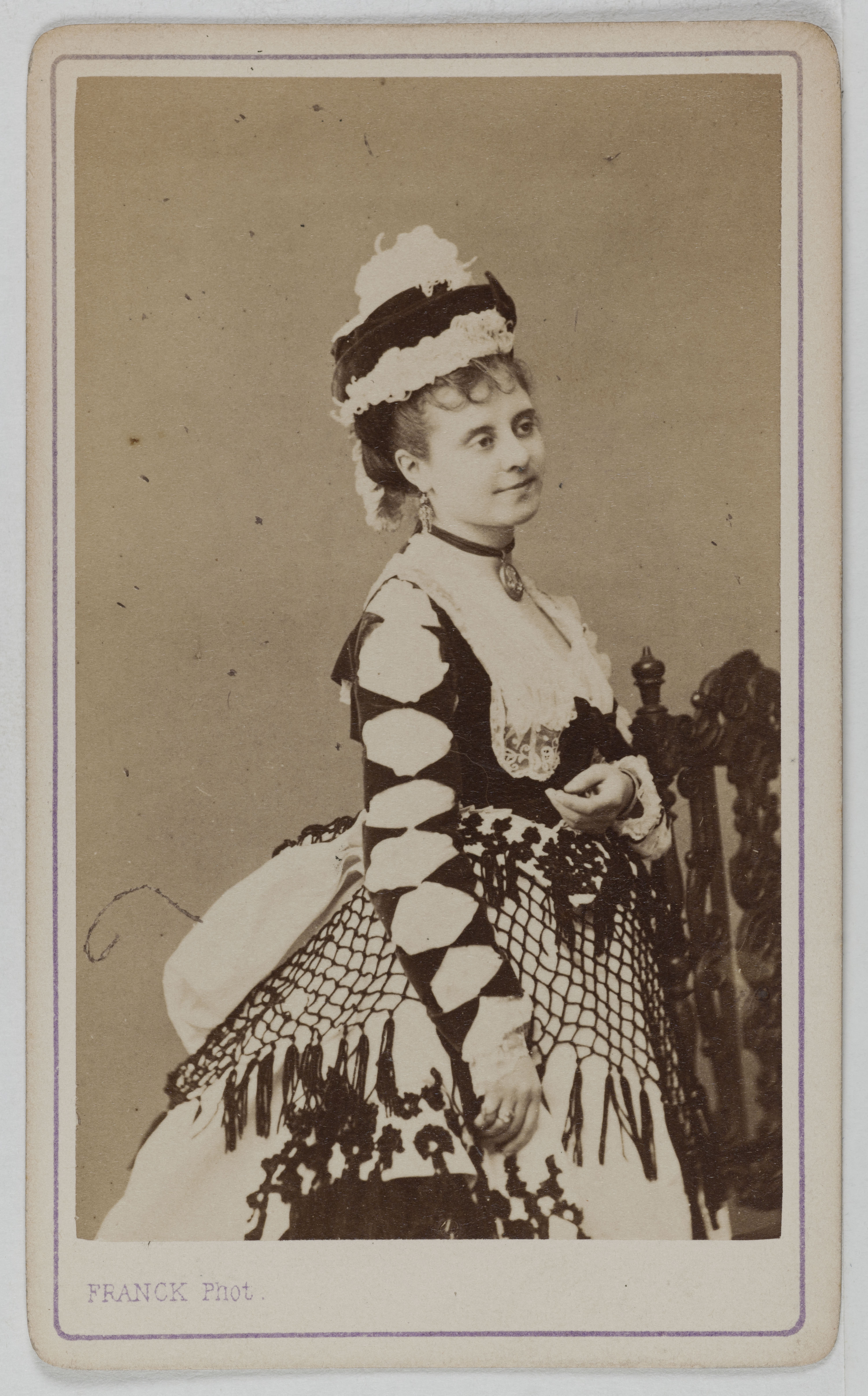 Franck, Portrait de Lherminy, (actrice)