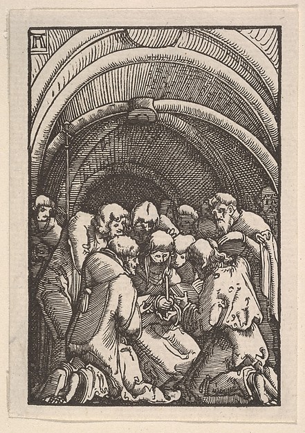 Albrecht Altdorfer, Death of the Virgin, from "The Fall and Salvation of Mankind Through the Life and Passion of Christ"