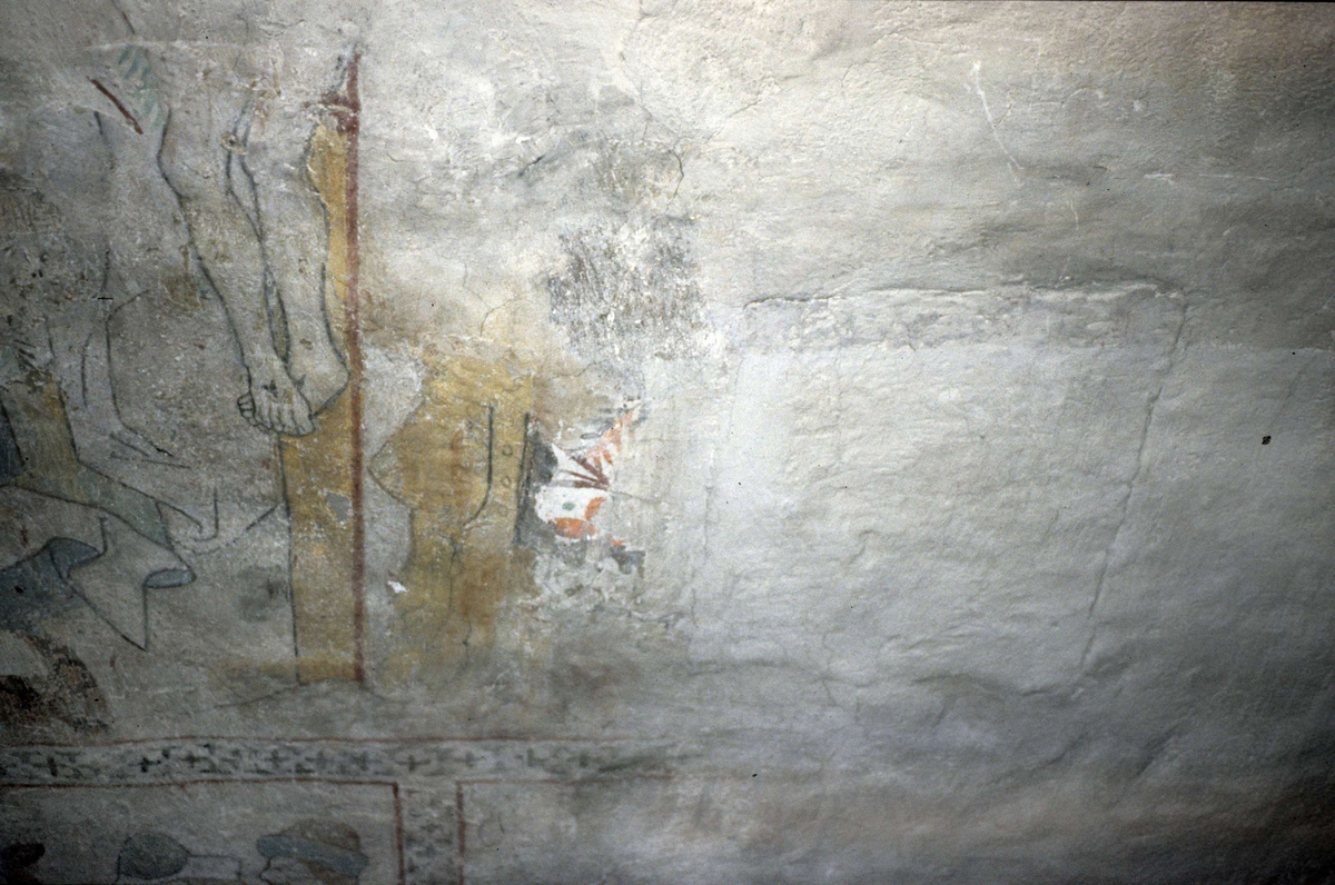 Rune Hammarling, Lime painting in Bälinge Church, Bälinge parish, Uppland 1989