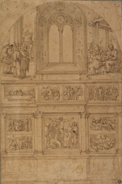 Perino del Vaga, Project for a Wall Decoration