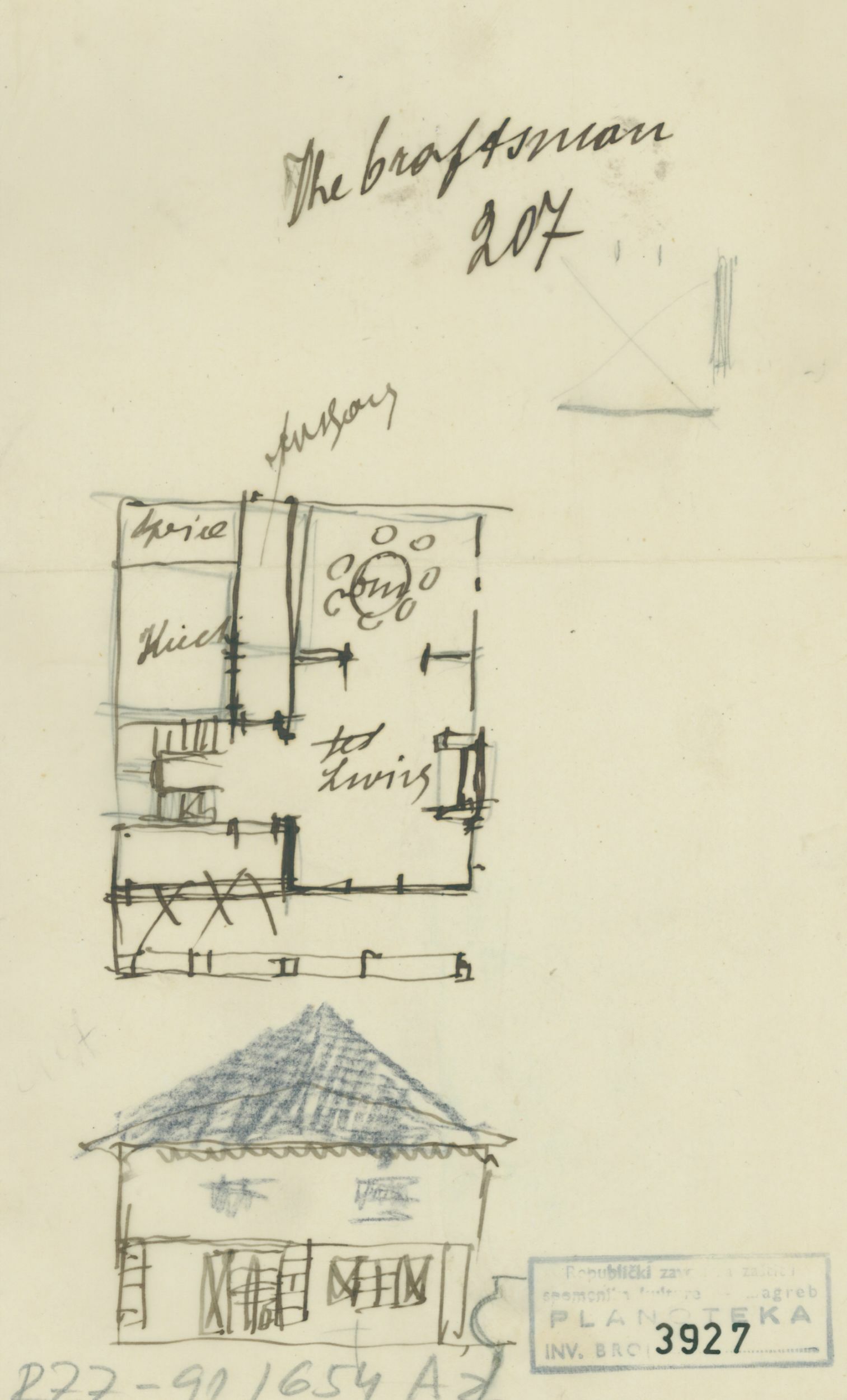 Viktor Kovačić, Studija kuće ''The Craftsman House''