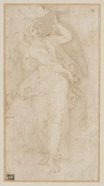Unknown, A nymph dancing