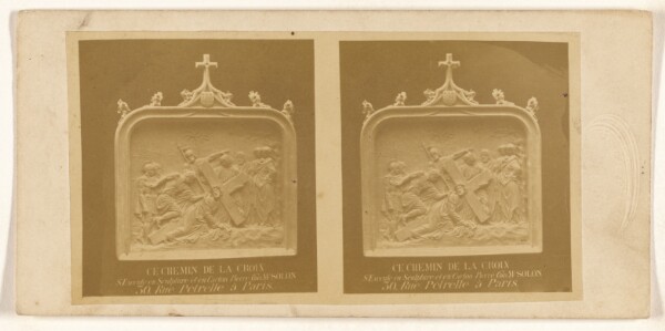 Unknown, [Sculpture of The Third Station of the Cross by Solon]