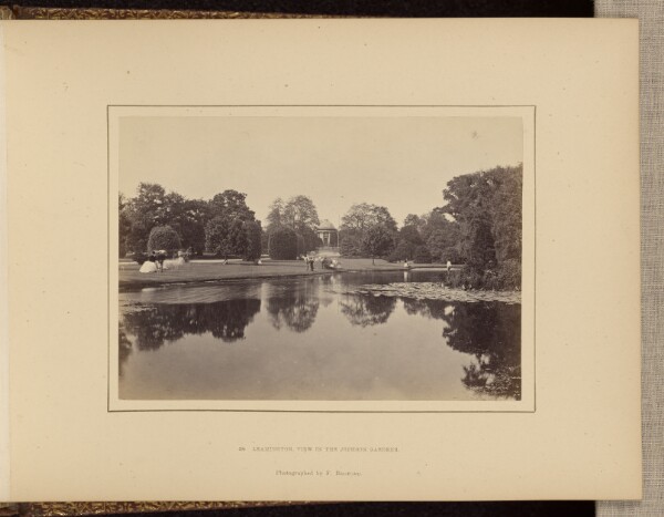 Francis Bedford, Leamington, view in the Jephson Gardens