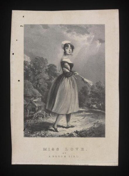 unknown, Miss Love as a Broom Girl