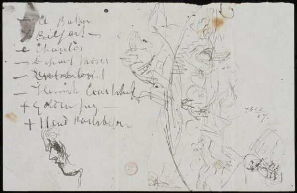 William Etty, Drawing