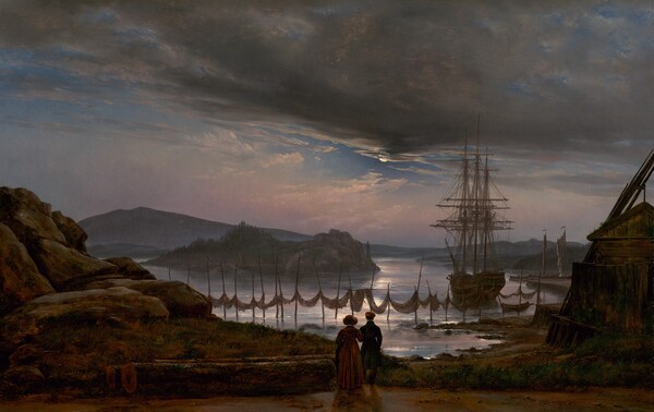 Johan Christian Dahl, View from Vaekero near Christiania