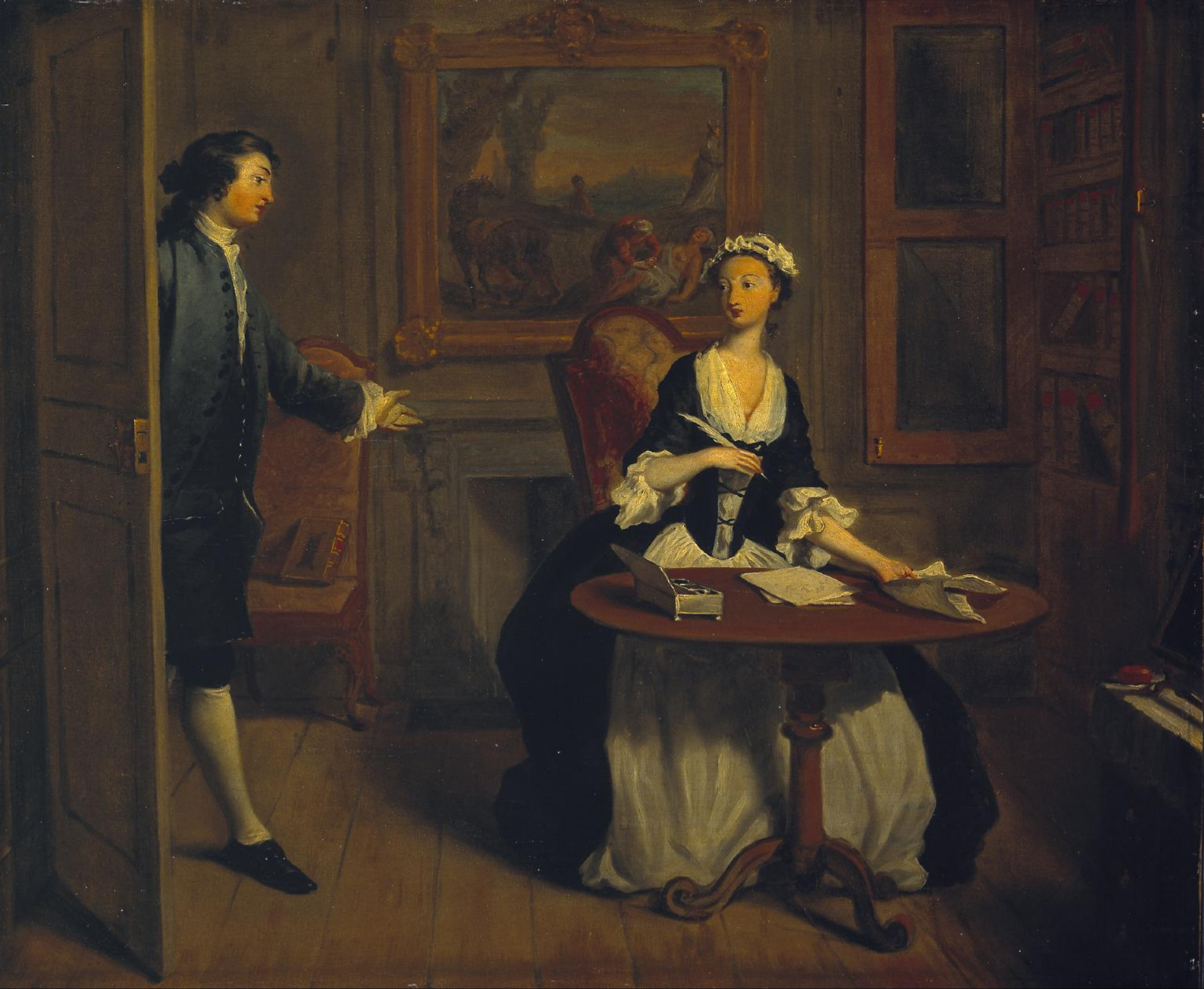 Joseph Highmore, I: Mr B. Finds Pamela Writing
