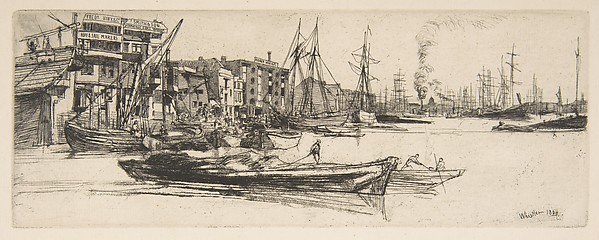 James McNeill Whistler, Thames Warehouses