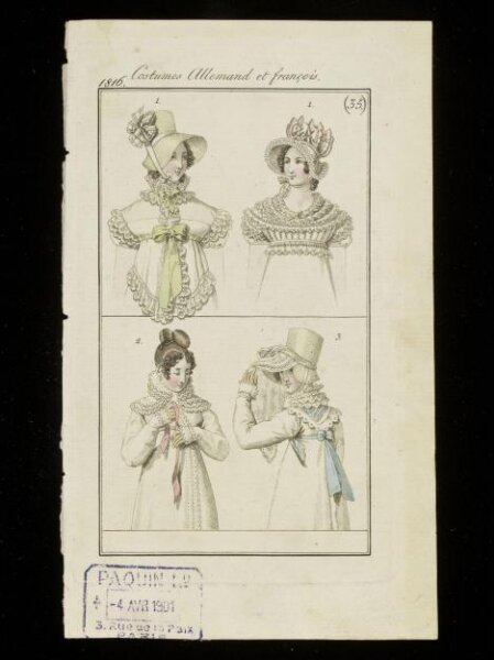 Unknown, Costumes Allemands et Francois