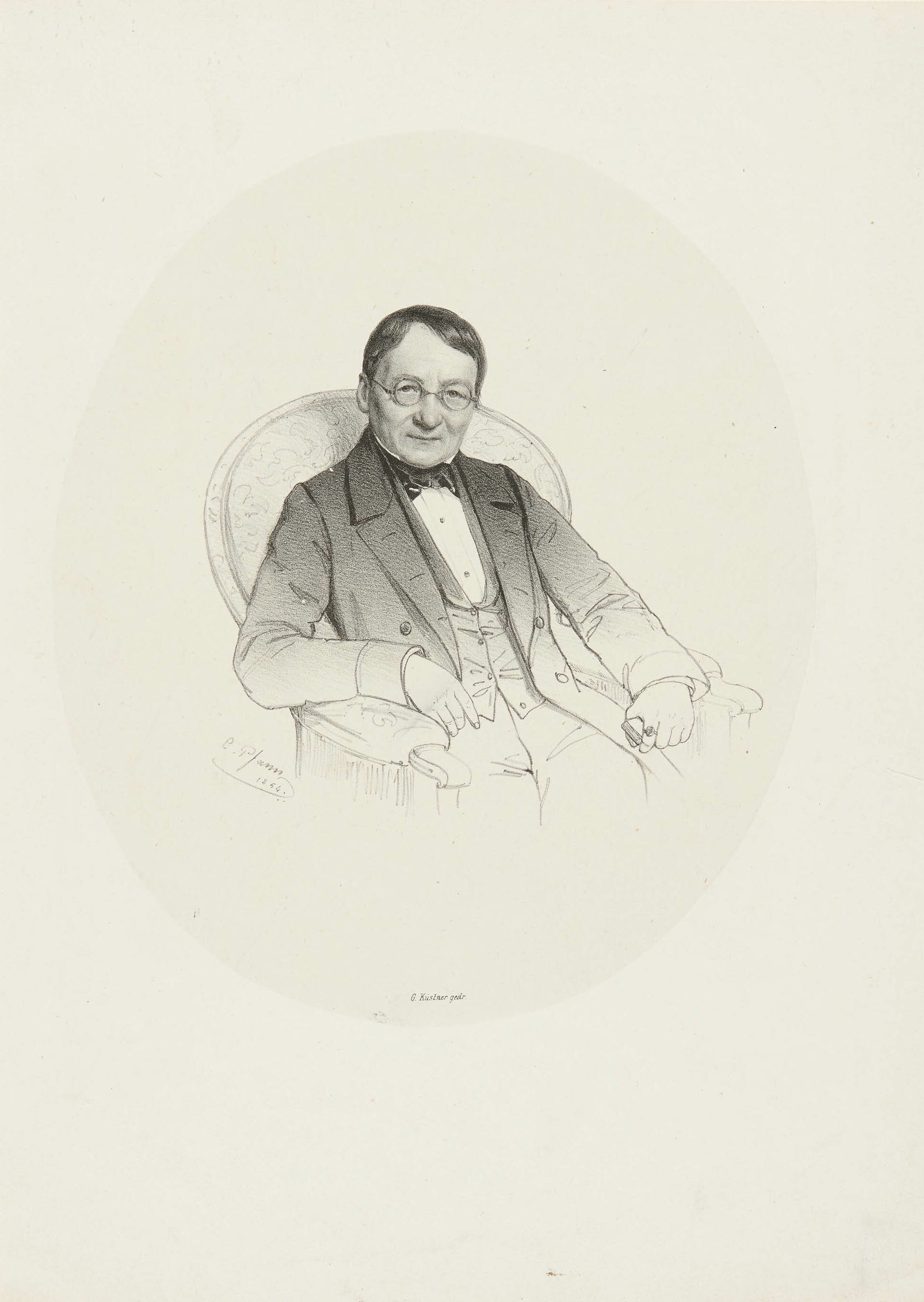 Christian Sigmund Pfann, Bildnis Ludwig Dill