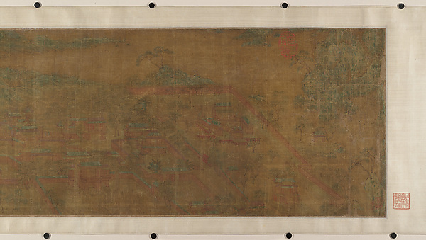 Unidentified artist, Landscape of Qin Palaces