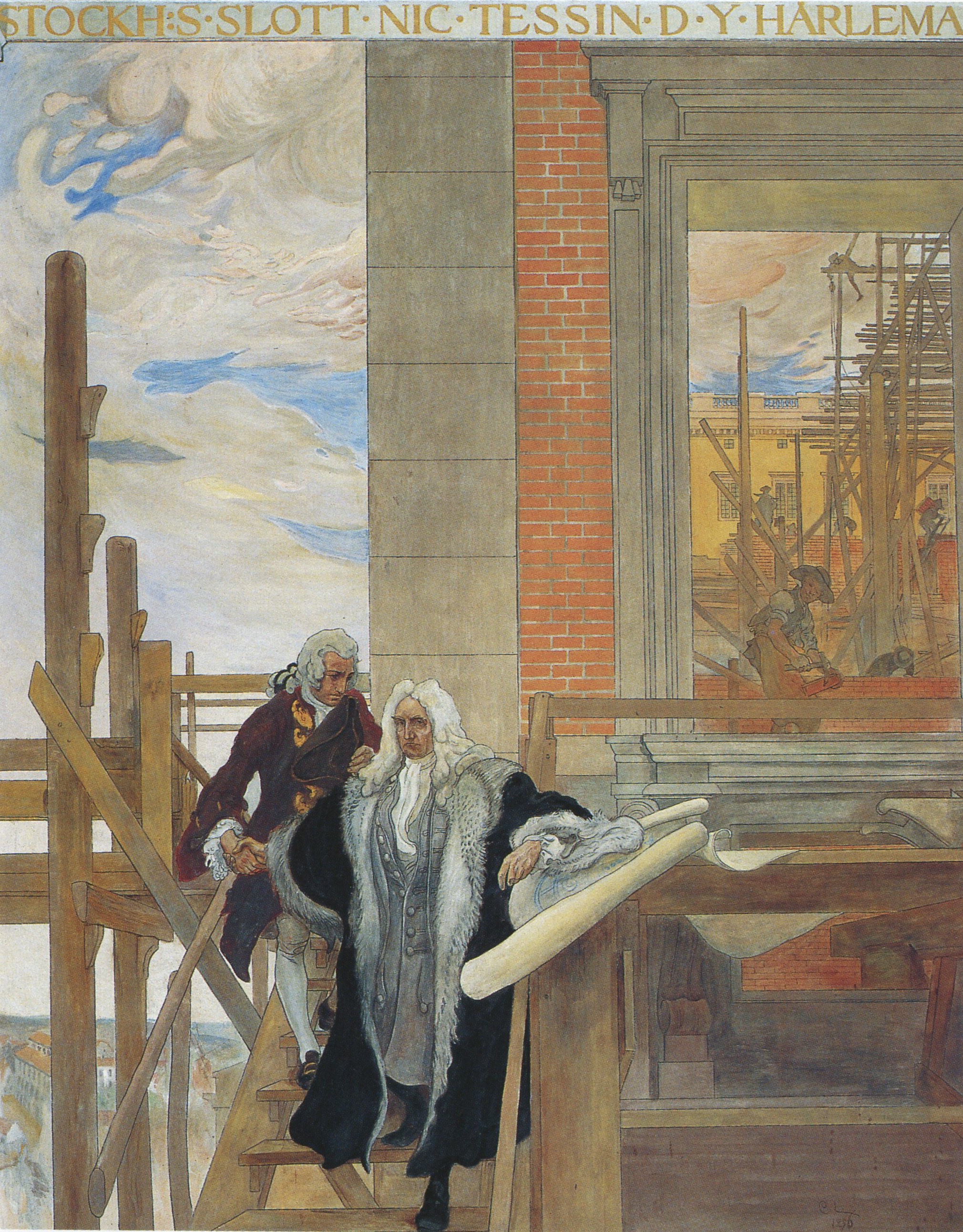 Carl Larsson, Christ and Nicodemus