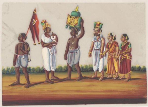 Unknown, One of eight paintings of occupations and ceremonies.