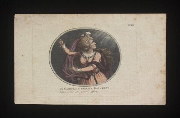 unknown, Mrs Siddons in the Grecian Daughter