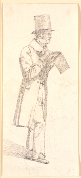 Christen Købke, Erling Eckersberg, tegnende