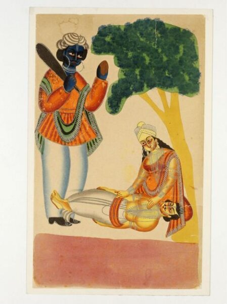 Unknown, Savitri and Yama
