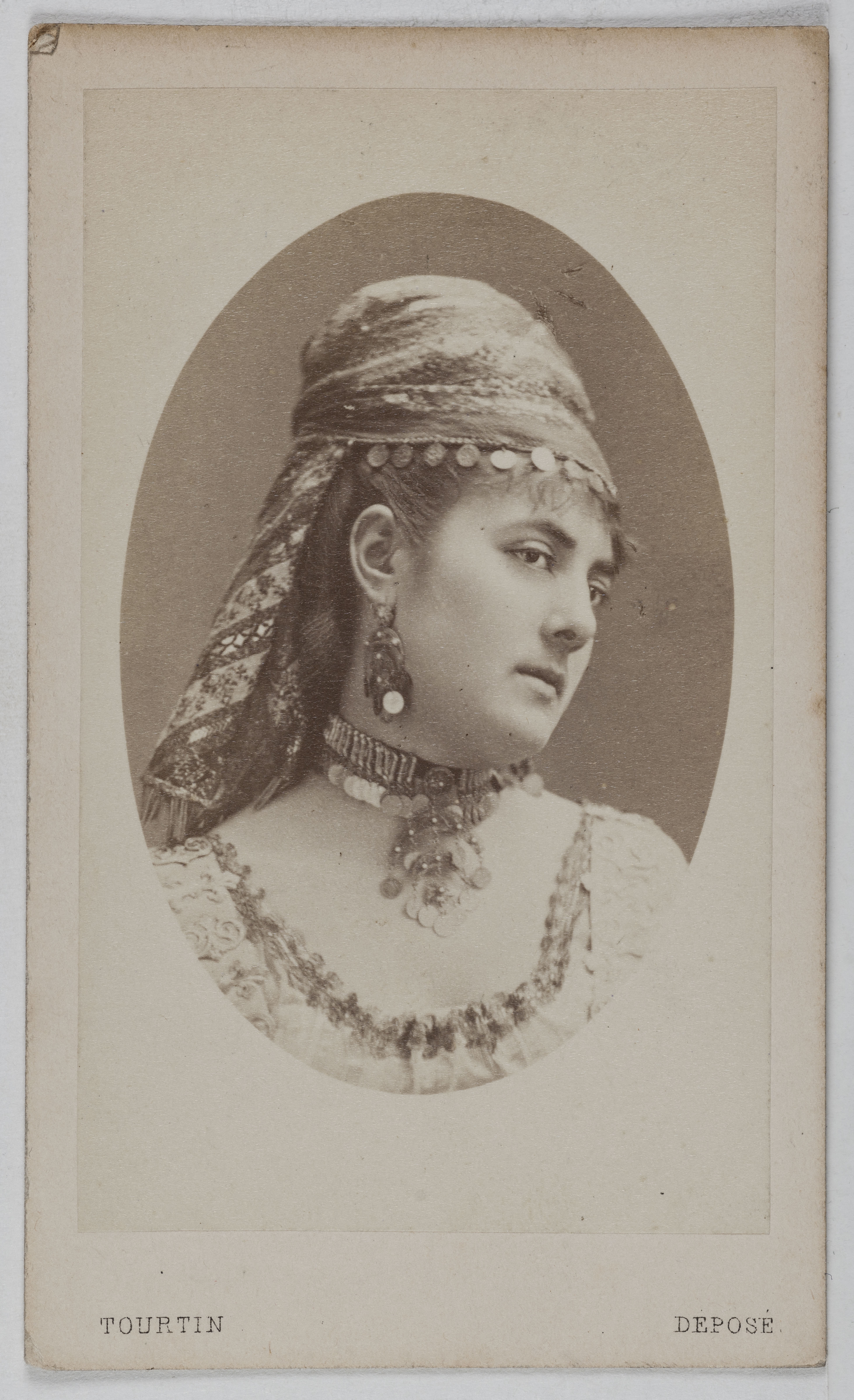 Joseph Tourtin, Portrait de Delphine de Lissy ou Lizy, (actrice)