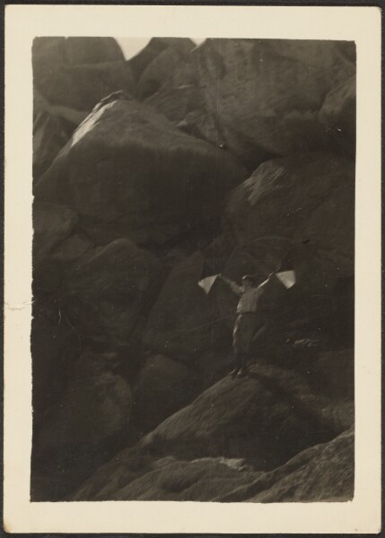 Louis Fleckenstein, [Man with Semaphores]