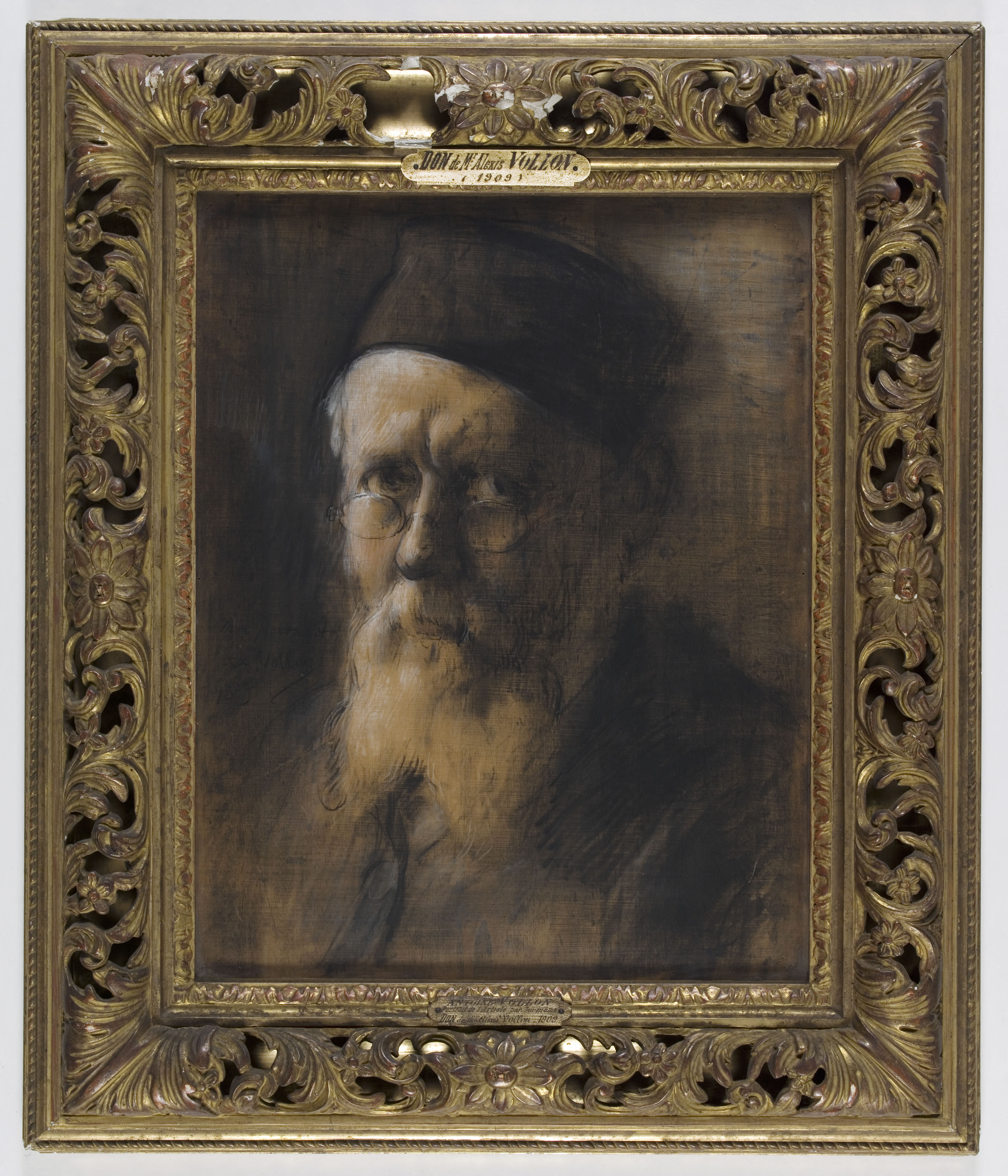 Antoine Vollon, Portrait de l'artiste