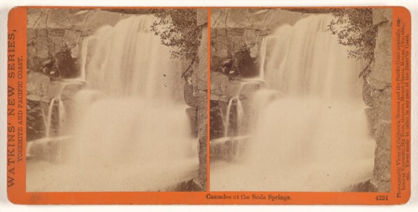 Carleton Watkins, Cascades at Soda Springs.