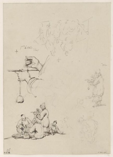 George Chinnery, A boatwoman weighing produce