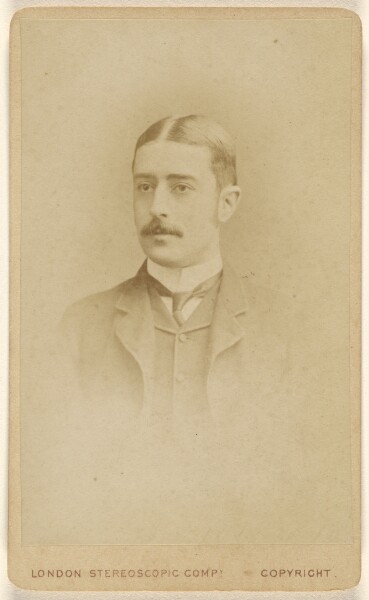 London Stereoscopic and Photographic Company, [Unidentified man with moustache - taken 14 June 83 (about) Drowned - 24 June 83]