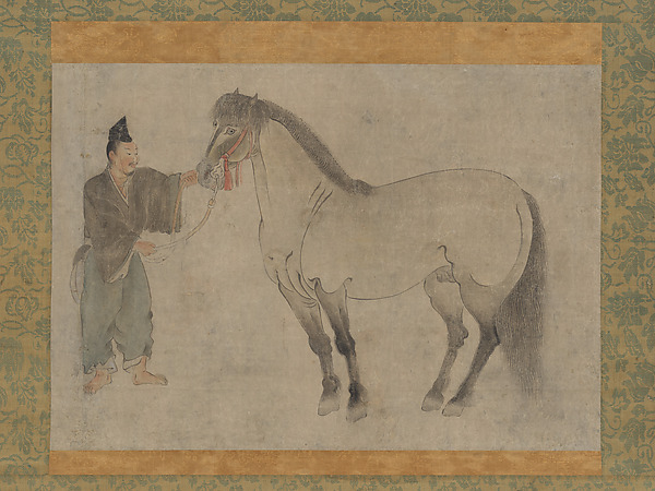 Unidentified, Horse and Groom