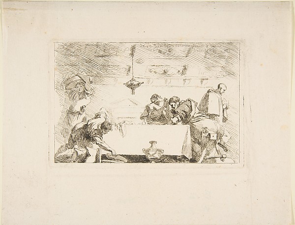 Jean Honoré Fragonard, The Last Supper