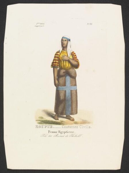 Godefroy Engelmann, Ancient Egyptian costume