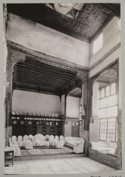 K.A.C. Creswell, Reception room in Bayt al-Suhaymi, Cairo