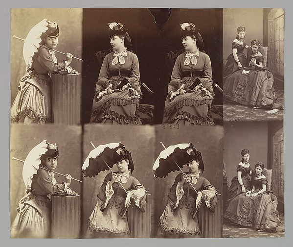 André-Adolphe-Eugène Disdéri, Gabrielle; M. Gutierrez de Estrada