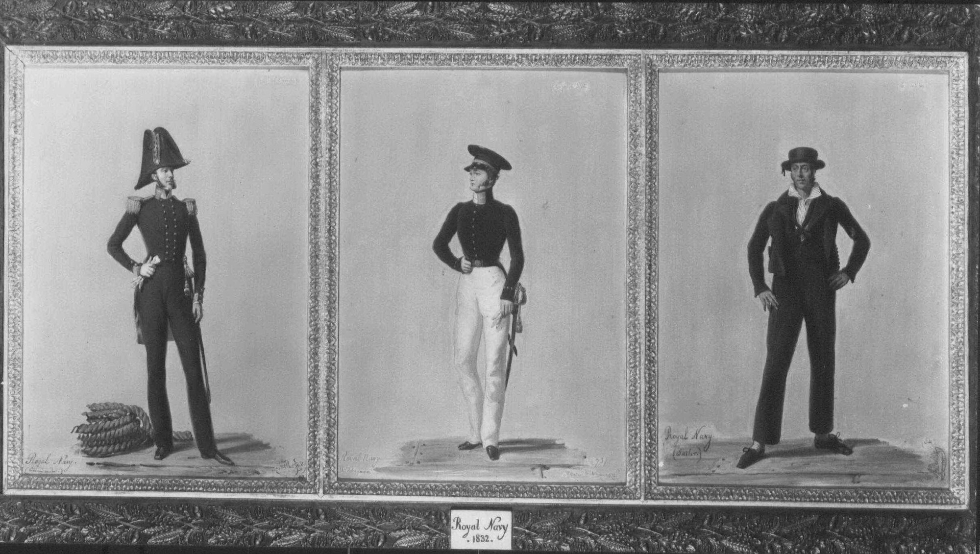 Alexandre Jean Dubois-Drahonet, Midshipman George Bott, Royal Navy
