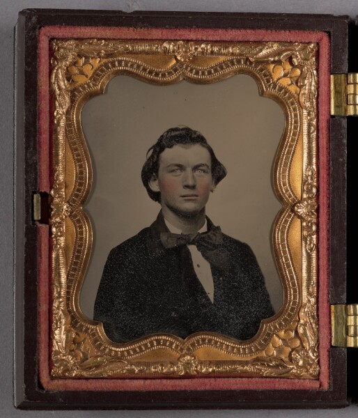 Unknown, [Portrait of a Seated Man in Bow Tie]