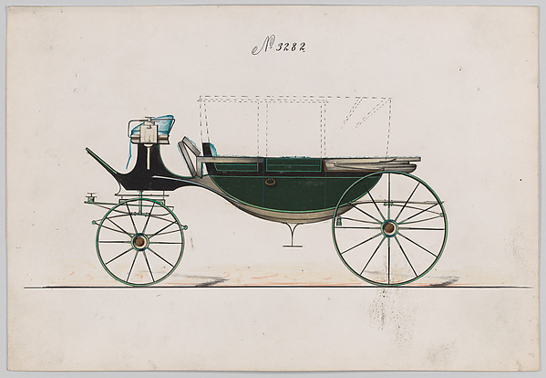Brewster & Co., Design for Landau, No. 3282
