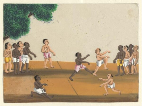 Unknown, One of eleven paintings depicting schools.